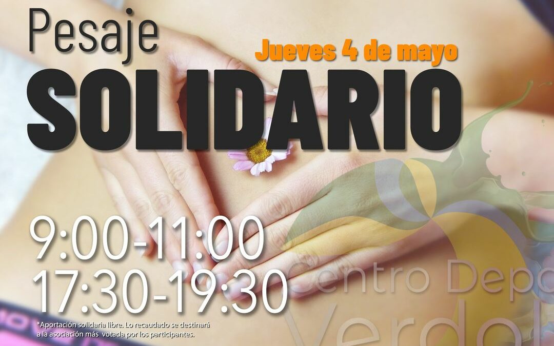 Pesaje Solidario (4 mayo)