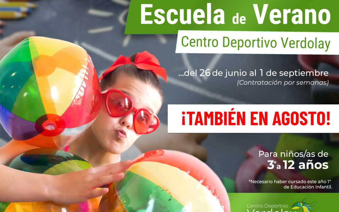 Ya está aquí nuestra «Escuela de Verano Verdolay 2023»