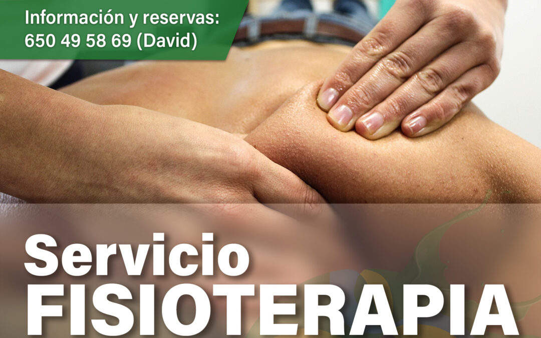 Reestablecemos nuestro servicio de Fisioterapia