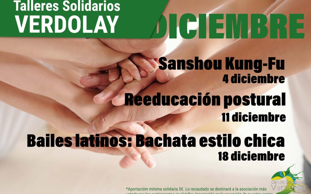 Nuevos talleres solidarios Verdolay