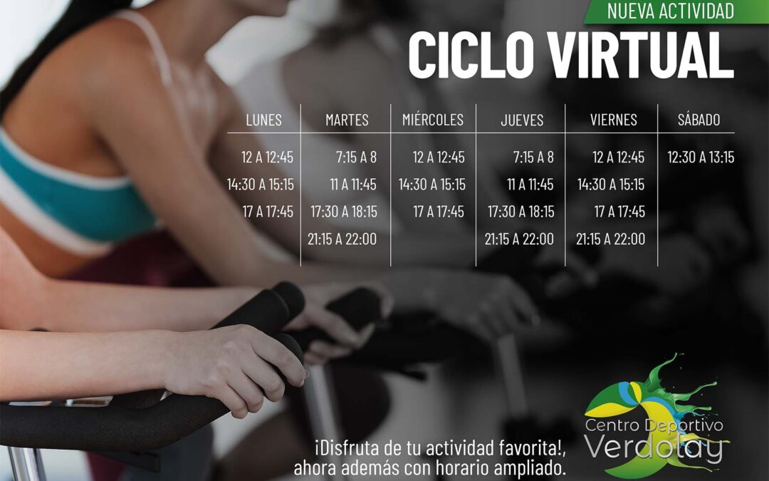 Nuevas clases de Ciclo Indoor Virtual en Murcia